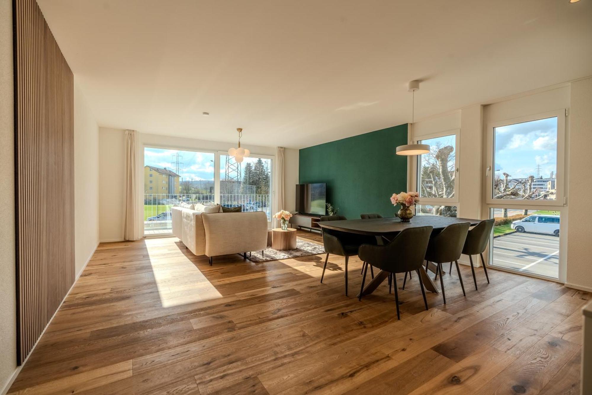 Visionary Hospitality Rothenburg, Lucerne - Premium Apartments With Free Parking, Washer, Kitchen, Terrace, 15' City Exterior photo