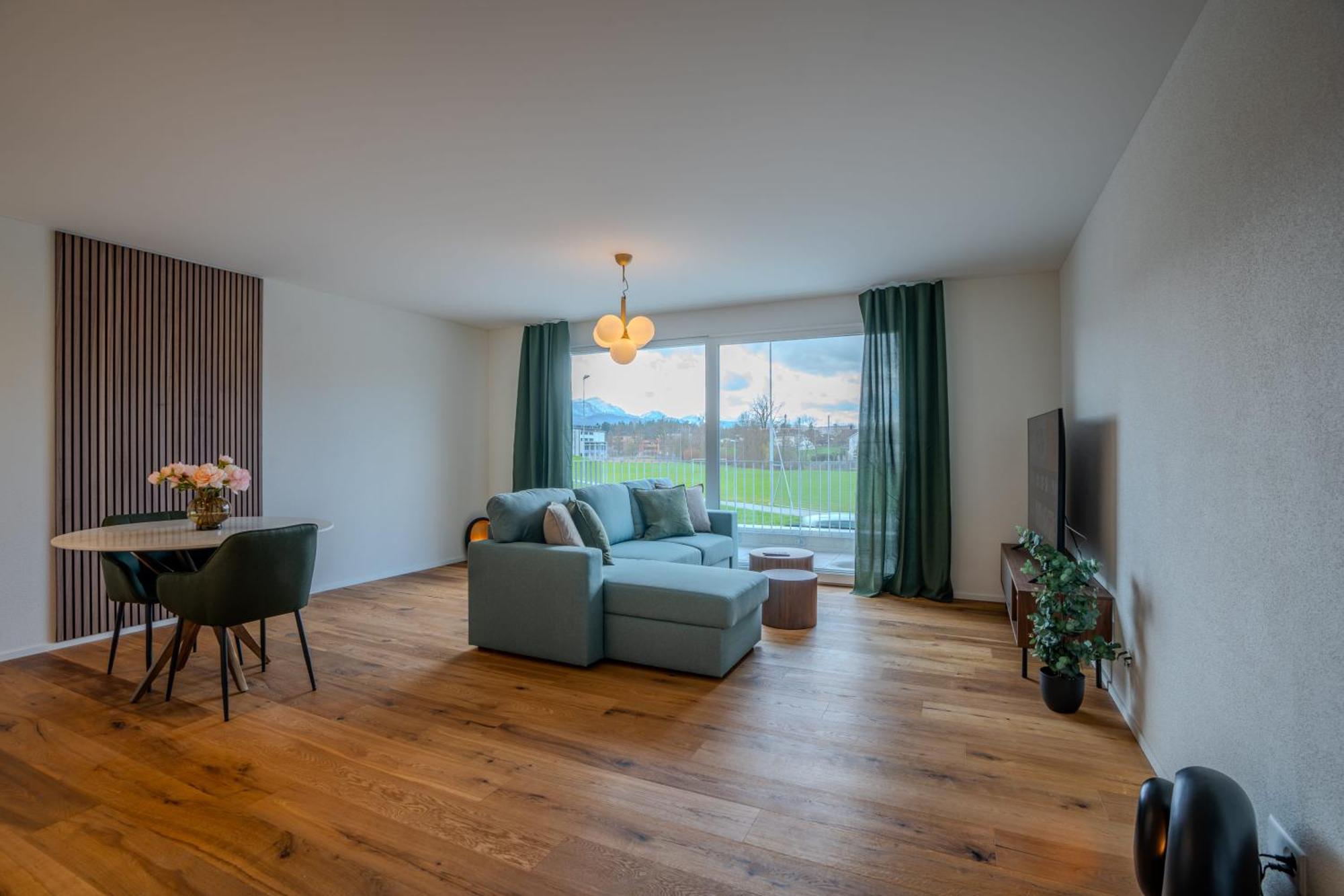 Visionary Hospitality Rothenburg, Lucerne - Premium Apartments With Free Parking, Washer, Kitchen, Terrace, 15' City Exterior photo